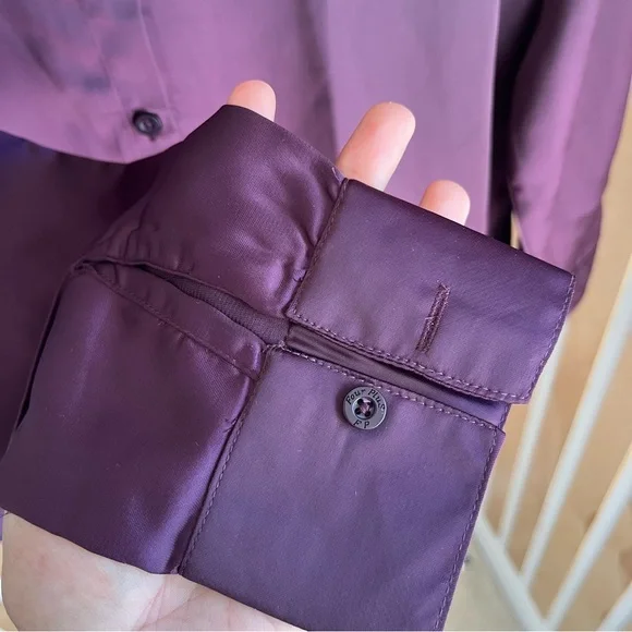 Purple Button-Up Shirt - Picture 3 of 5